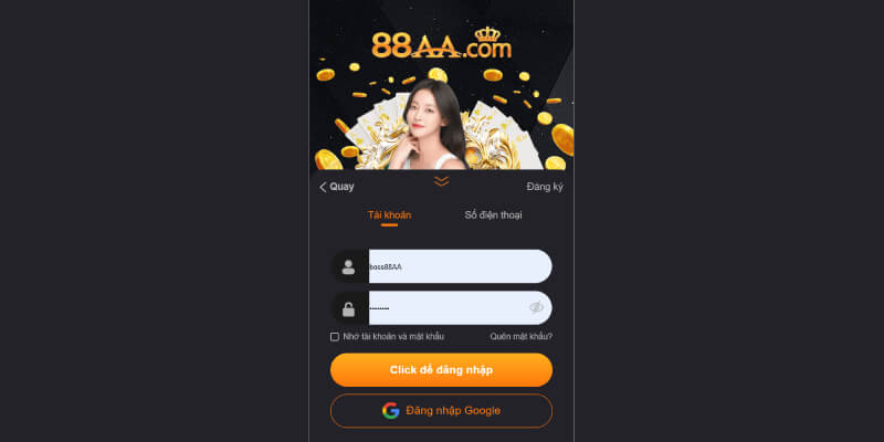 Quên mật khẩu 88aa là vấn đề phổ biến thường thấy do nhiều nguyên do